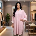 شميز طويل مقلم استرس 1140