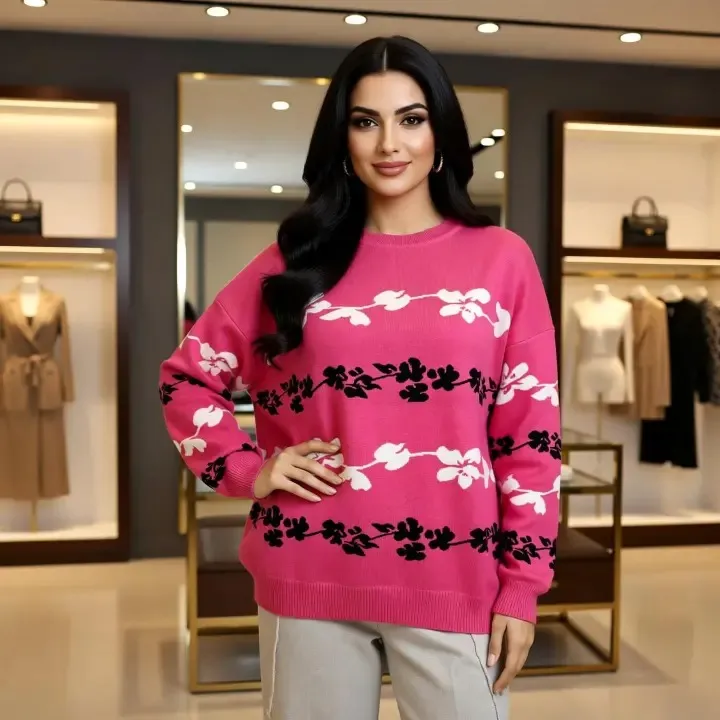 [KR/10001] بلوزة  كروك مشجر 274