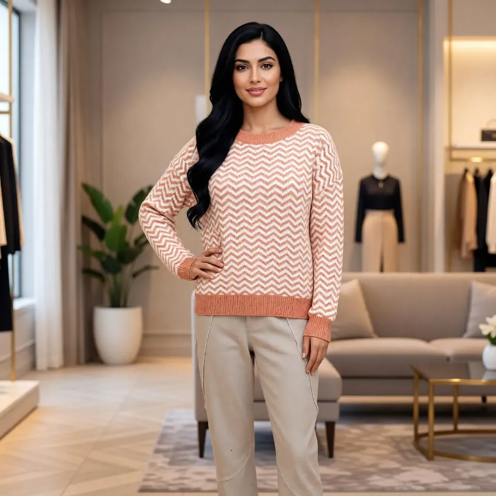 [FH/53056] بلوزه مموجه 1107