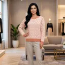 بلوزه مموجه 1107