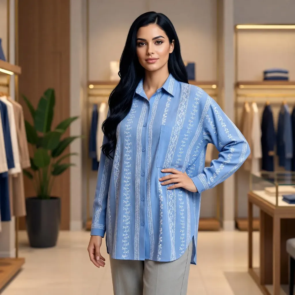 [RV/7529] بلوزة زينه مشجرة